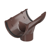Воронка желоба ТехноНиколь ПВХ, коричневый Воронка желоба ТехноНиколь ПВХ, коричневый