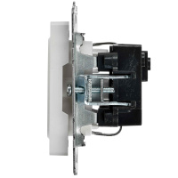 Розетка 1-местная с заземлением IEK BRITE 16А РС11-1-0-БрБ белый (BR-R11-16-K01), Китай