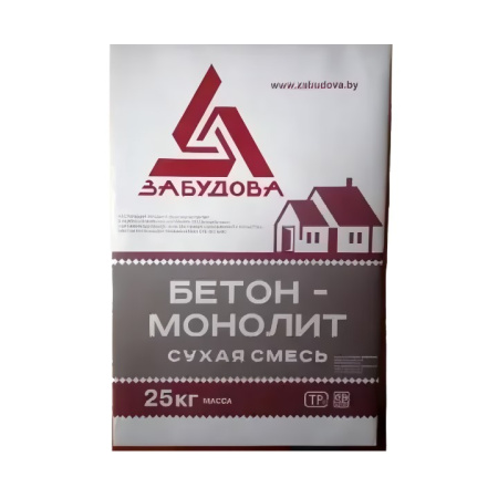 Смесь монтажная Забудова № 117 РСС М150 F100 Пк3 St-З. Вес 25 кг.