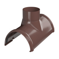 Воронка желоба ТехноНиколь ПВХ, коричневый Воронка желоба ТехноНиколь ПВХ, коричневый