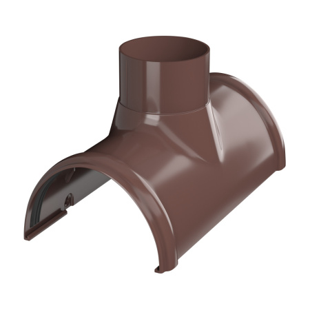 Воронка желоба ТехноНиколь ПВХ, коричневый Воронка желоба ТехноНиколь ПВХ, коричневый