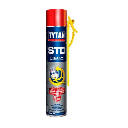 Пена монтажная TYTAN STD ЭРГО бытовая 750 мл. Турция