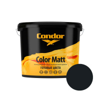Краска в/д акриловая Condor Color Matt С020 черный, 2.5л/3.4 кг. РБ Краска в/д акриловая Condor Color Matt С020 черный, 2.5л/3.4 кг. РБ