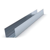 Профиль UW (ПН) 3000x50x40x0.6 мм Grand Line для гипсокартона, РФ Профиль UW (ПН) 3000x50x40x0.6 мм Grand Line для гипсокартона, РФ