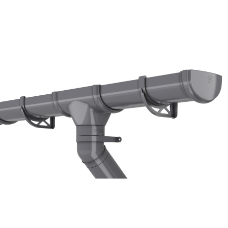 Хомут трубы ТехноНиколь Оптима (D120/80), серый Хомут трубы ТехноНиколь Оптима (D120/80), серый