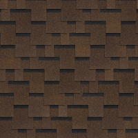 Черепица гибкая ТехноНиколь Фокстрот, дуб (4A4E21-3308RUS), 3м2/уп.