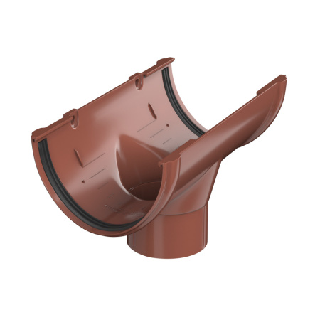 Воронка желоба ТехноНиколь ПВХ, красный Воронка желоба ТехноНиколь ПВХ, красный