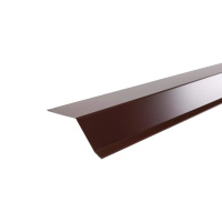 Планка карнизная ТехноНиколь 75*50*5*2000мм, коричневый (RAL 8017)