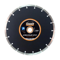 Диск (Круг) алмазный 230*22мм. Сегментированный универсальный GEPARD Китай [GP0801-230]