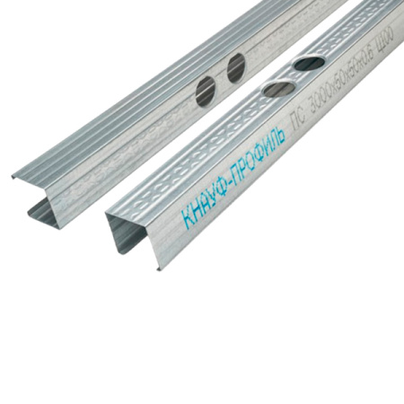 Профиль CW (ПС) 3000x50x50x0.6 мм Knauf для гипсокартона, РФ