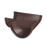 Угол желоба 90° ТехноНиколь ПВХ, коричневый