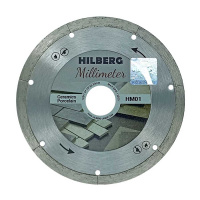 Диск (Круг) алмазный 125*22,23мм.1 мм. Hilberg Millimetar. Китай. (HM01) Диск (Круг) алмазный 125*22,23мм.1 мм. Hilberg Millimetar. Китай. (HM01)