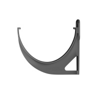 Кронштейн желоба ТехноНиколь ПВХ, серый Кронштейн желоба ТехноНиколь ПВХ, серый