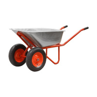 Тачка строительная ECO WB351-2 (130л, 350кг, 2 пневмоколеса 4.00-8) Тачка строительная ECO WB351-2 (130л, 350кг, 2 пневмоколеса 4.00-8)