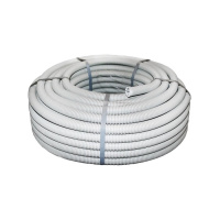 Труба гофрированная ПВХ с протяжкой. Диаметр 20 мм. РФ