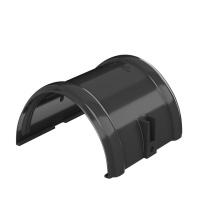 Соединитель желоба ТехноНиколь ПВХ, черный