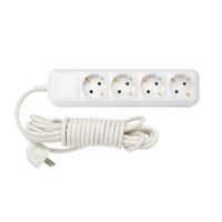 Удлинитель бытовой 10м (4 роз, 3,7 кВт, с/з, ПВС 3*1,5 Беларусь (У16-32910м)