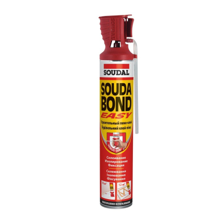Пена монтажная Soudal Soudabond Easy  Genius Gun  бытовая 750 мл. Польша