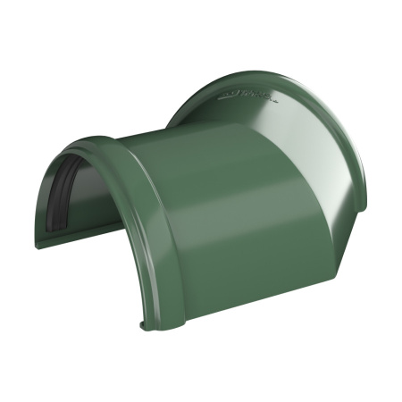 Угол желоба 135° ТехноНиколь ПВХ, зеленый Угол желоба 135° ТехноНиколь ПВХ, зеленый