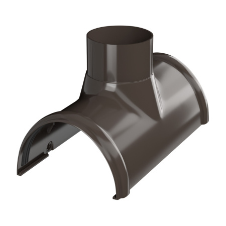 Воронка желоба ТехноНиколь ПВХ, темно-коричневый