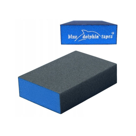 Губка шлифовальная Blue Dolphin. Зерно Р80. Китай. (20802)