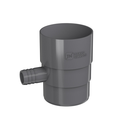 Отвод для сбора воды ТехноНиколь ПВХ, серый Отвод для сбора воды ТехноНиколь ПВХ, серый