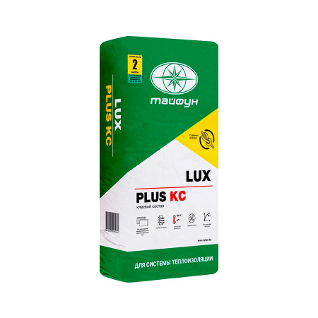 LUX PLUS КС Клеевой состав полиминер. для приклеивания теплоизол. материалов 25кг.