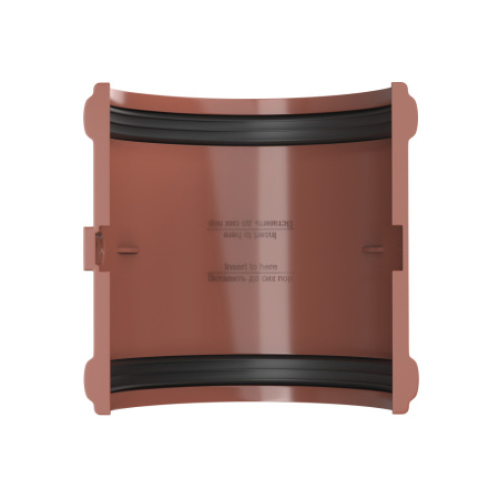 Соединитель желоба ТехноНиколь ПВХ, красный