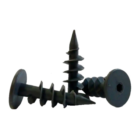 Винт R16 пластиковый фасадный/цокольный ТехноНиколь, 50шт. Винт R16 пластиковый фасадный/цокольный ТехноНиколь, 50шт.