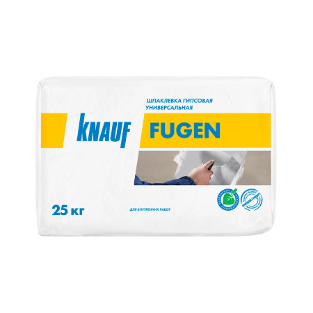 Шпатлевка Фуген  гипсовая универсальная Knauf, 25кг. РФ 