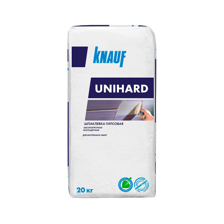 Шпатлевка Унихард гипсовая Knauf, 20кг. РБ