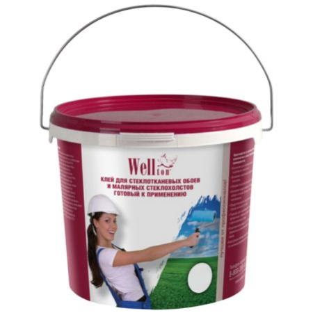 Клей для стеклообоев Wellton 10кг. РФ