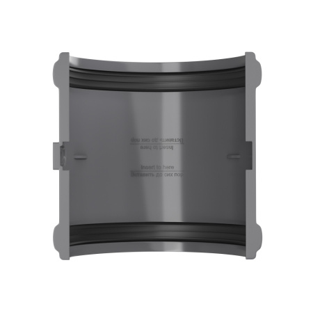 Соединитель желоба ТехноНиколь ПВХ, серый