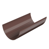 Желоб ТехноНиколь ПВХ, коричневый, глянец, 1.5м. Желоб ТехноНиколь ПВХ, коричневый, глянец, 1.5м.