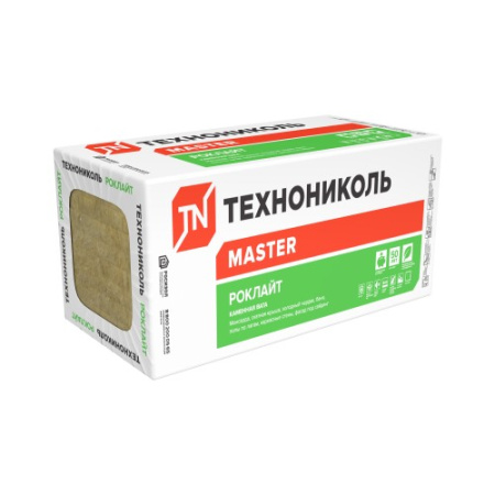 Минеральная вата Технониколь Роклайт 100х600х1200 (4,32 м2). РФ.