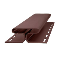 Н-профиль соединительный ТехноНиколь Оптима, каштан, 3м.