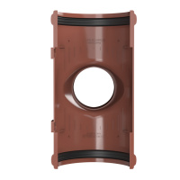 Воронка желоба ТехноНиколь ПВХ, красный Воронка желоба ТехноНиколь ПВХ, красный