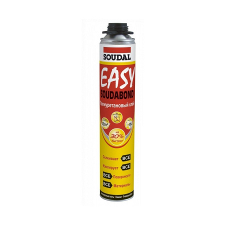 Клей-пена Soudal Soudabond Easy зимняя под пистолет 750 мл. Бельгия