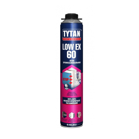 Пена монтажная TYTAN Professional LowEx 60 под пистолет 750 мл. Турция