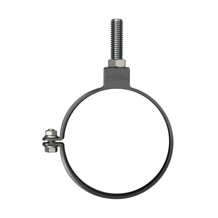 Хомут трубы универсальный ТехноНиколь ПВХ L=140мм, черный