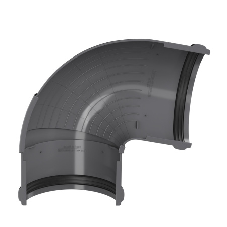 Угол желоба регулируемый 90°-150° ТехноНиколь ПВХ, серый