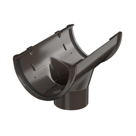 Воронка желоба ТехноНиколь ПВХ, темно-коричневый