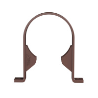 Хомут трубы ТехноНиколь ПВХ, коричневый