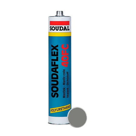 Клей-герметик полиуретановый Soudal Soudaflex 40FC Серый 300мл. Бельгия 