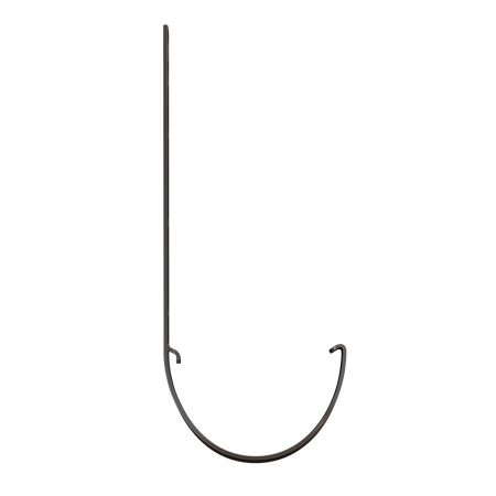 Кронштейн желоба ТехноНиколь ПВХ, металлический, темно-коричневый Кронштейн желоба ТехноНиколь ПВХ, металлический, темно-коричневый