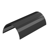 Желоб ТехноНиколь ПВХ, черный, глянец, 1.5м. Желоб ТехноНиколь ПВХ, черный, глянец, 1.5м.