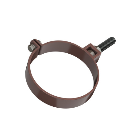 Хомут трубы универсальный ТехноНиколь ПВХ L=180мм, коричневый Хомут трубы универсальный ТехноНиколь ПВХ L=180мм, коричневый