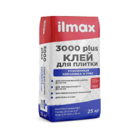 Клей для плитки Ilmax 3000 PLUS 25 кг, РБ