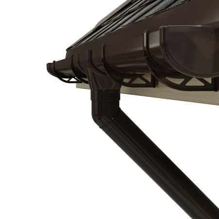 Кронштейн желоба ТехноНиколь Оптима (D120/80), темно-коричневый