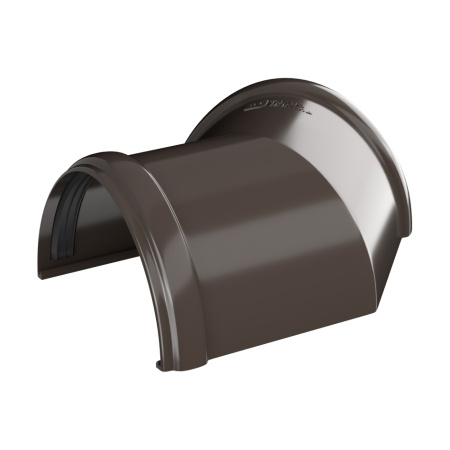 Угол желоба 135° ТехноНиколь ПВХ, темно-коричневый